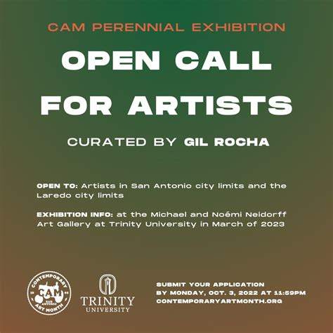 The institution is funded. . Museum open call for artists 2023 usa